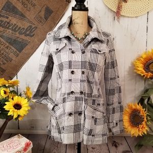 😍AWESOME SMALL DING LONGER HURLEY PEACOAT MED